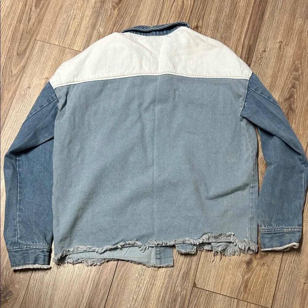 Two-Tone Denim Jacket - Picture 4 of 6